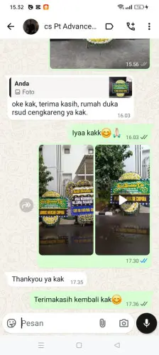 Testimonial Papan Bunga Pernikahan lebaksitu