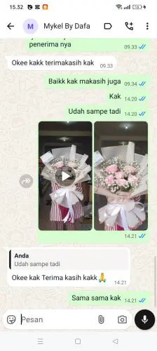 Testimonial Buket Bunga lebaksitu