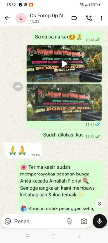 Testimonial Papan Bunga lebaksitu
