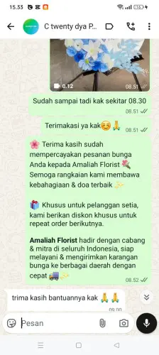 Testimonial Standing Flower lebaksitu